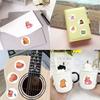 500 Stickers/roll Cartoon Capybara Roll Stickers Kindergarten Reward Children Color Stickers Decorative Notebook Guitar Stickers