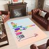 Numberblocks Customizable Name Floor Mat Design for Decorate room Kitchen Balcony Study room Antislip Carpet Office home decor