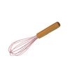 1PC Silicone Wood Turner Soup Spoon Spatula Brush Scraper Pasta Server Egg Beater Kitchen Cooking Tools Kitchenware Green/Pink