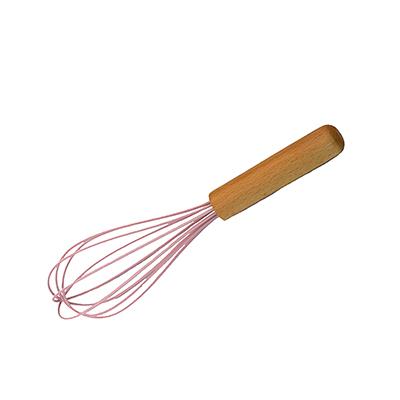 1PC Silicone Wood Turner Soup Spoon Spatula Brush Scraper Pasta Server Egg Beater Kitchen Cooking Tools Kitchenware Green/Pink