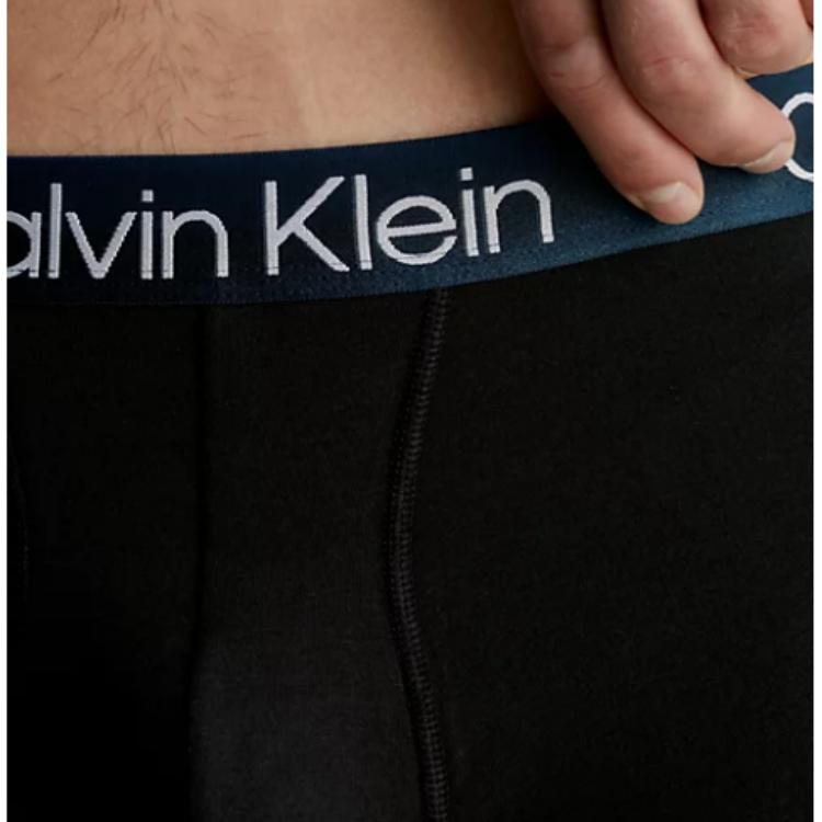 Calvin Klein Logo Embroidered Straight-Cut Boxer Briefs 3-Pack Men underwear NB2971A-GZ5