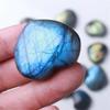 Captivating Madagascar Quartz Labradorite Natural Crystal Heart Pendant Decor For Unique Gifts