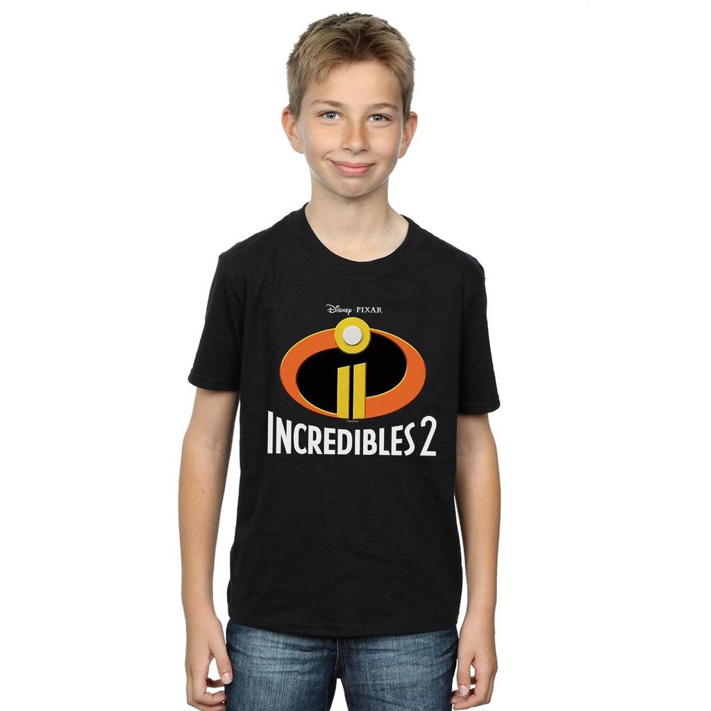 Disney Boys Incredibles 2 Emblem Logo T-Shirt
