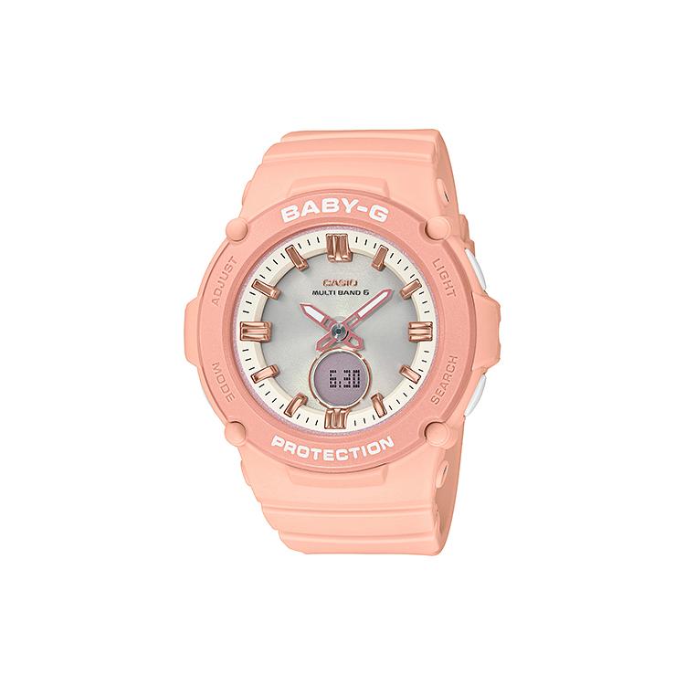 CASIO Women s BABY-G White Watch BGA-2700-4A BGA-2700-4A Pink Orange Watch Case