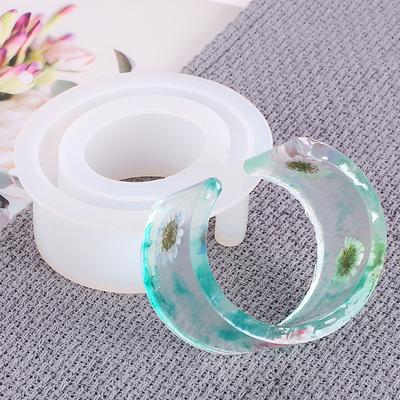 Round Open Cuff Silicone Mold Casting Mould Resin Bracelet Bangle Diy Jewelry