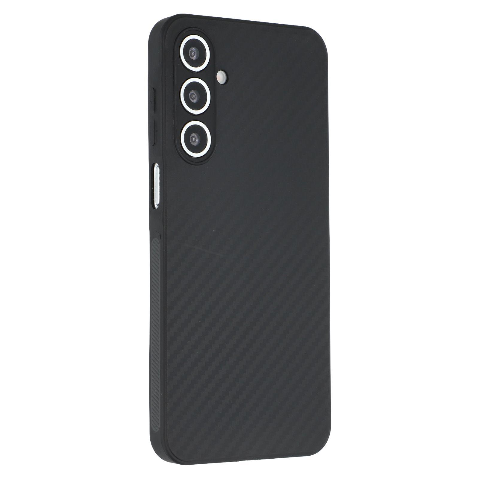 

For Samsung Galaxy A16 4G/5G Case Flexible TPU Carbon Fiber Texture Shockproof Phone Cover Type A