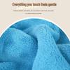 Solid Color Thickened Microfiber Polyester-Cotton Beach & Bath Towel Set