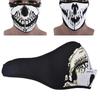 Punk Schedel Neopreen Halve Gezichtsmasker Ski Schaats Snowboard Motorfiets Bescherming