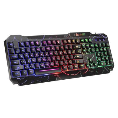 Teclado Gaming Retroiluminado con Patrón de Grietas S620