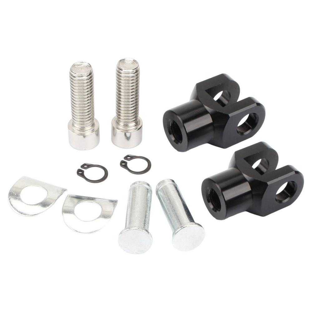 

Подножки для задних пассажиров, подножки для мотоциклов, кронштейны для педалей, зажимы, прочный педальный интерфейс 39 мм для мотоцикла чёрный