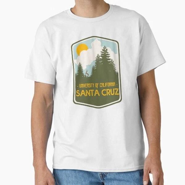 Ucsc Santa Cruz Forest With Deer (Yellow) Classi Made In UsaAus TShirt S2xl S