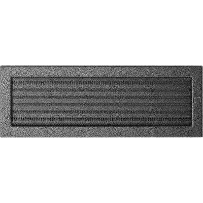 Vent Cover 17x49 Black and Silver with Blinds