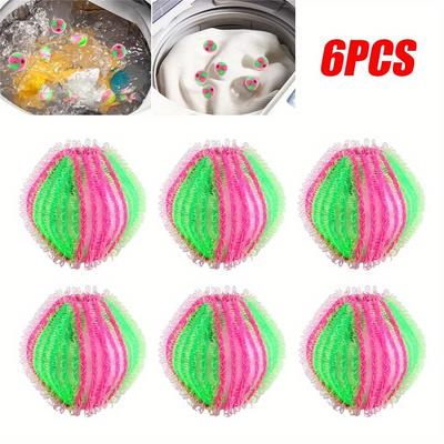 6ks Pračka Odstraňovač chloupků Laundry Ball Čištění chmýří Lint Fuzz Grab