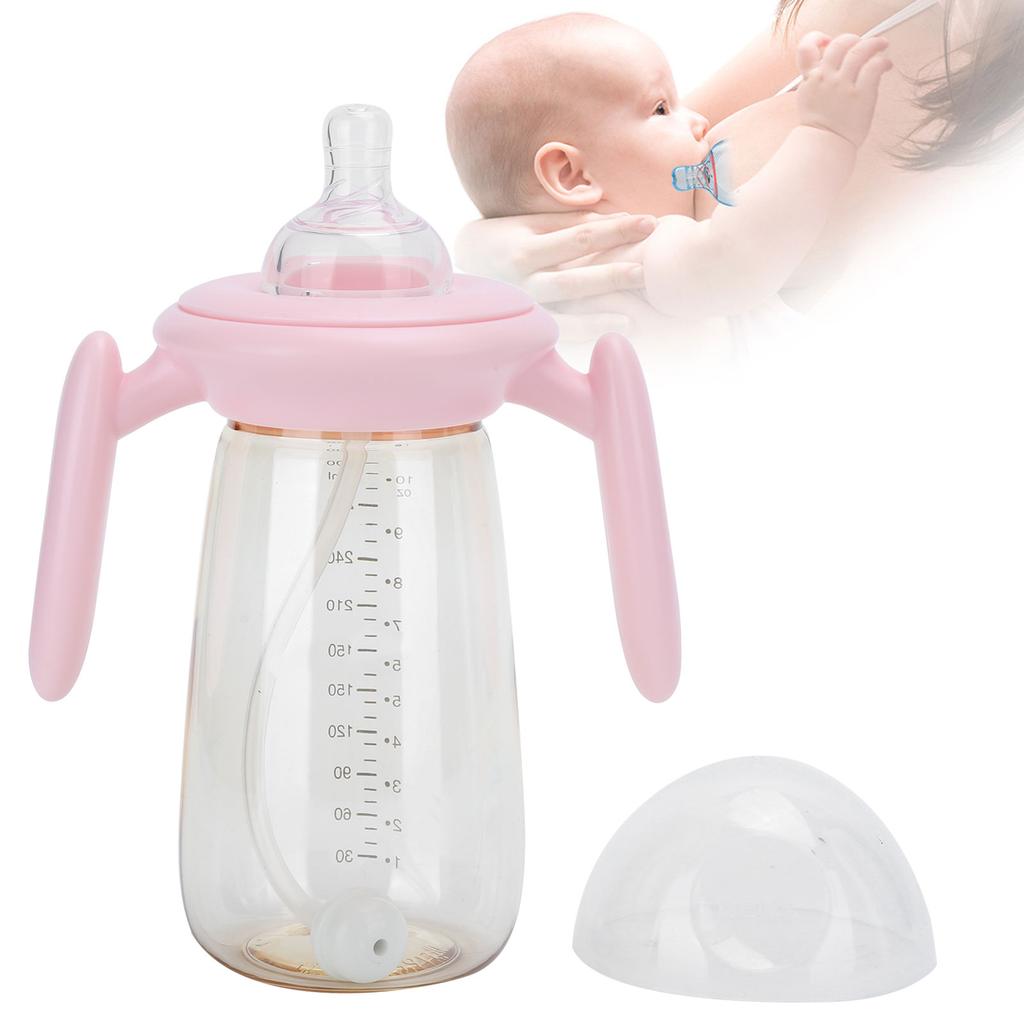 Baby Bottle Feeding Silicone Bottle WideCaliber Newborn Breast Drinking Milk Bottle