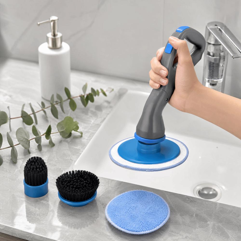 Convenient Electric Cleaning Brush Portable Turbo Scrub Cleaning Brush  Household
