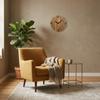 Wooden Wall Clock Symetria 30cm Oak