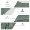 Men's Linen Short Sleeve T Shirt with Print Crew Neck Casual Loose Fit Lightweight Summer Top for Everyday Wear
