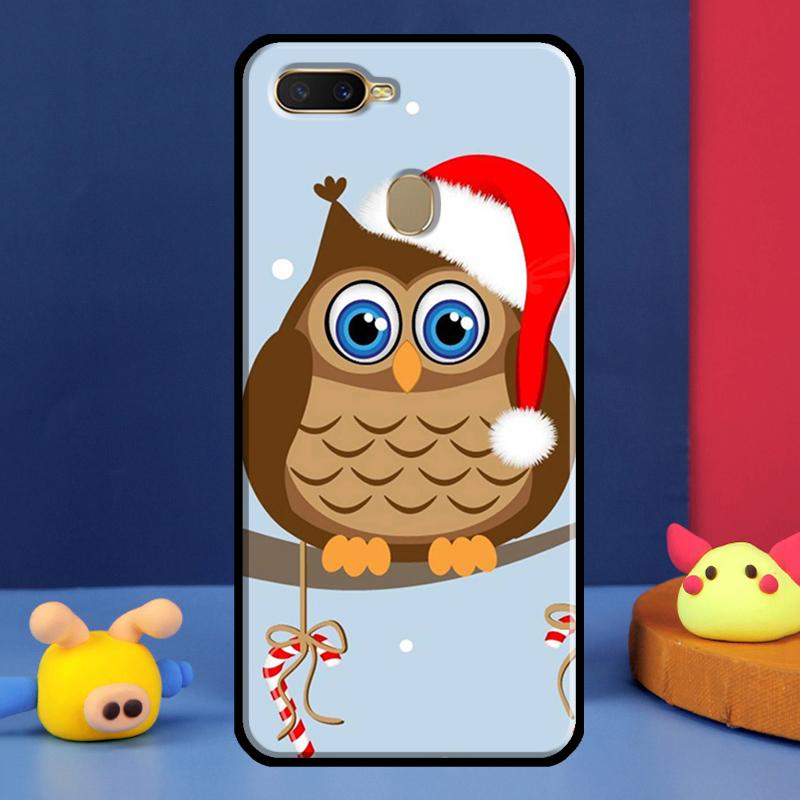 Fashion Cartoon Owl Case For Oppo A16 A76 A96 A58 A78 A98 A5 A9 A91 A15 A17 A77 A52 A72 A74 A94 A54S A57S Cover