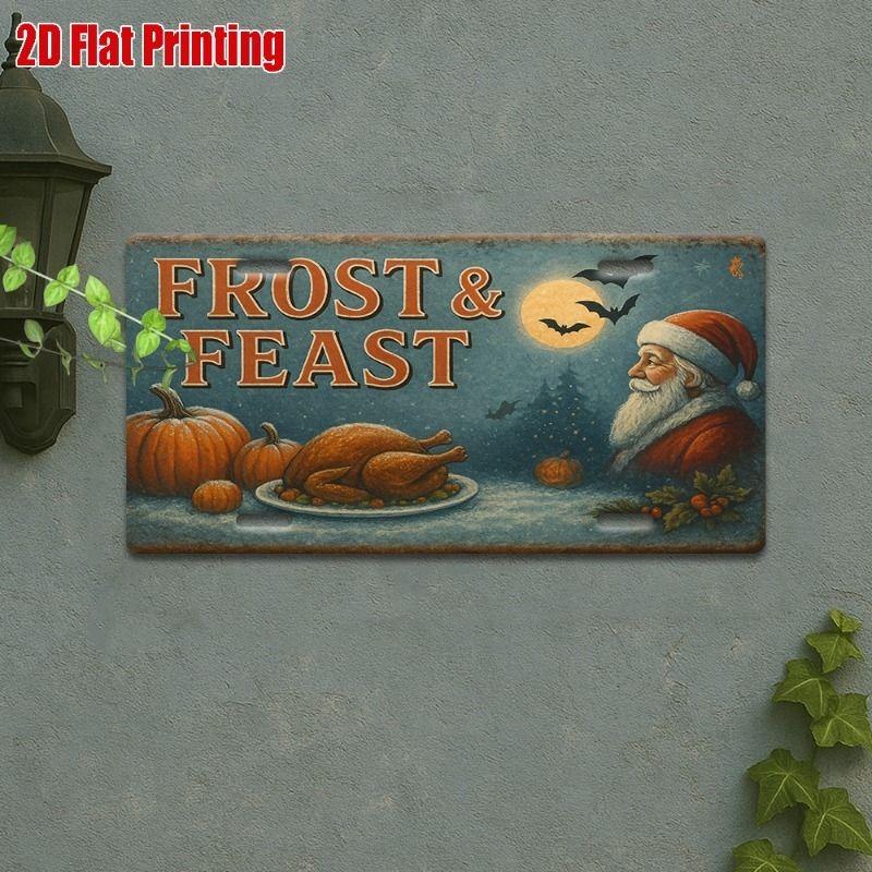 Souvenir Metal License Plate, Custom Auto Sign 15x30cm