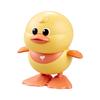 Little Yellow Duck Wind-Up Toy, Jumping & Running Small Animal Toy, Interactive Educational Toy for Baby 1-2 Years Old, Infants and Toddlers