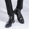 Herren Leder Chelsea Boots im Britischen Stil: Große Größe, Herbst/Winter Mode