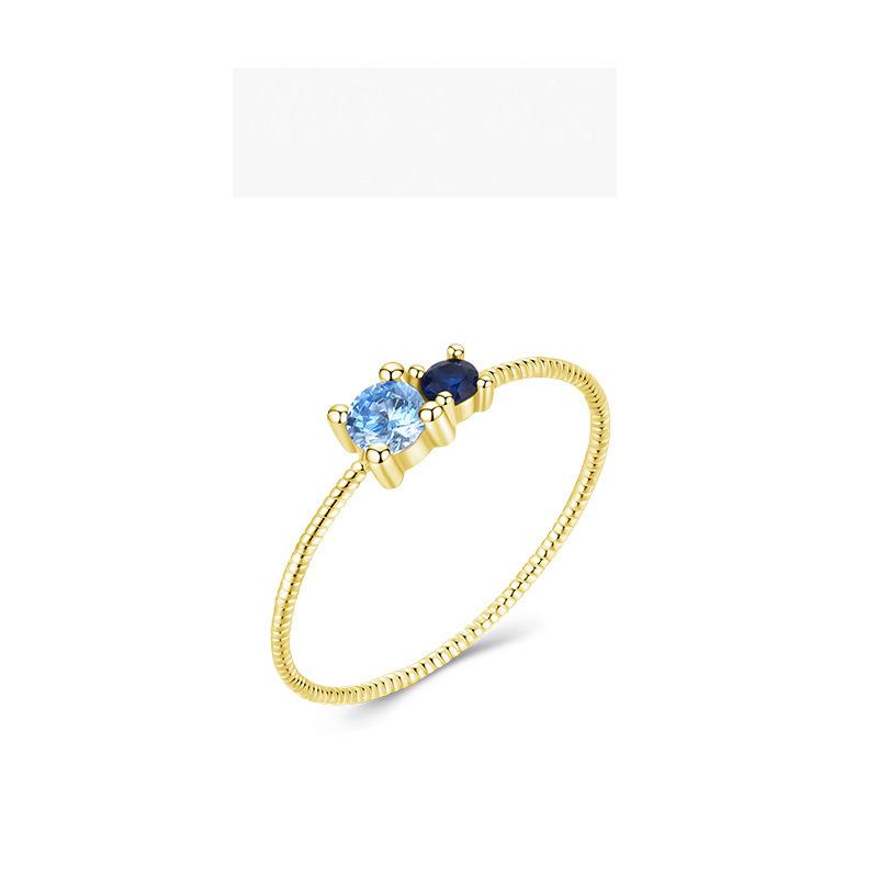 Tancise Classic 925 Sterling Silver  Zircon Ring Ladies Jewelry Wedding Promise Party Gift