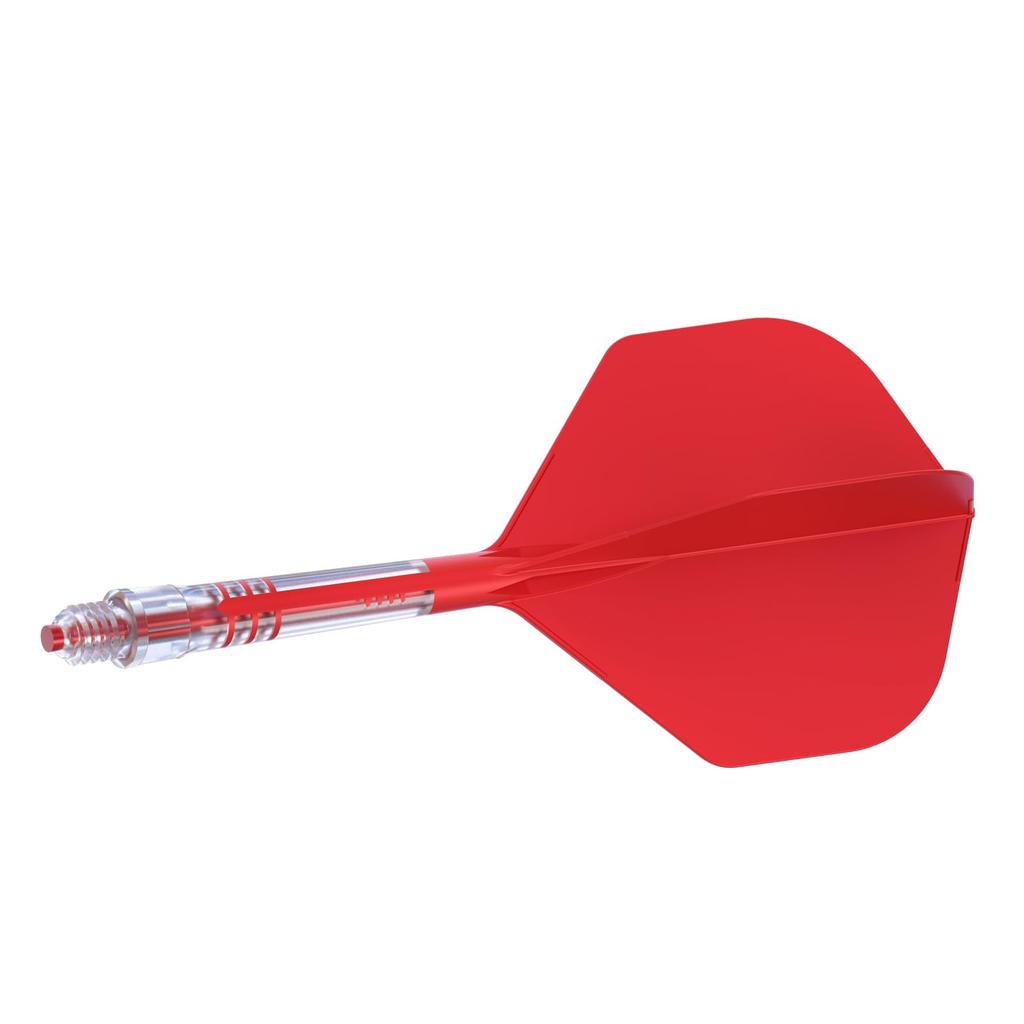 Cuesoul ROST AK57 T19 Carbon Fiber Rod with Integrated Standard Set of 3 Flights, Shape, (CS-AK57XB2-4)