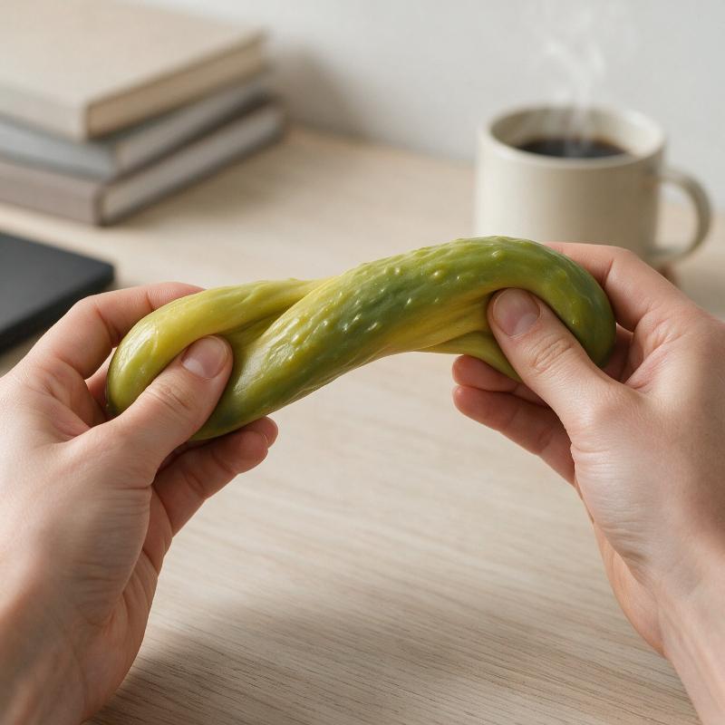 Super Soft Jumbo Pickle Squishy Big Cucumber Squeeze Toy Slow Rebound Fidget Toy Stress Relief For Men Women