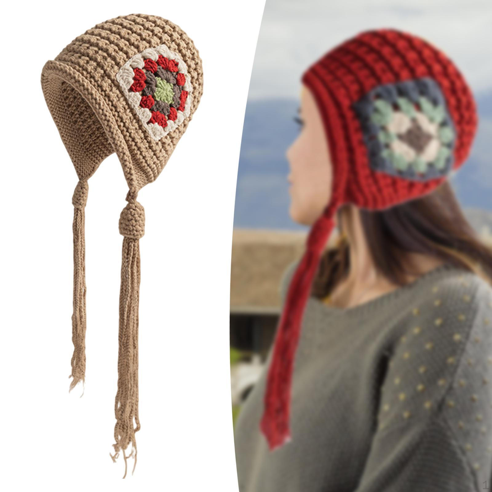 

Женская вязаная шапка-ушанка, модная, ручная работа, легкая, сохраняющая тепло, для снега и лыж хаки