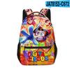 Magic Digital Circus School Bag Elementary And Secondary School Backpack Cartoon Children'S Backpack Men'S And Women'S Casual Backpack Full Print
