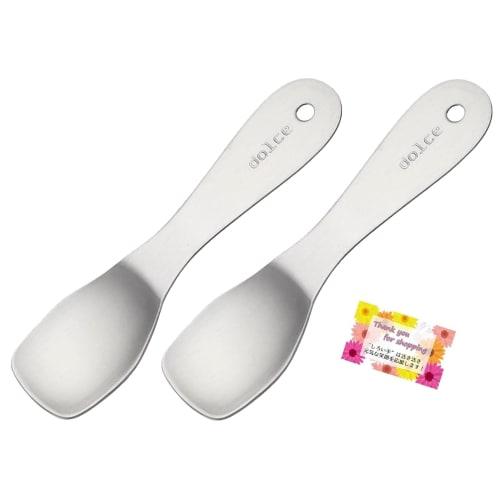 

[Easy to scoop even hard ice cream] Ice cream spoon with a shape and thickness that makes it easy to apply pressure (2)