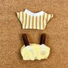 10CM Size Cotton Doll Rompers Soft Cotton Mini Doll Clothes Plush Doll Outfit  Doll Dressing