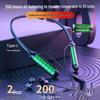 200-Hour Battery Bluetooth Neckband Gaming Earphones with Noise Cancellation