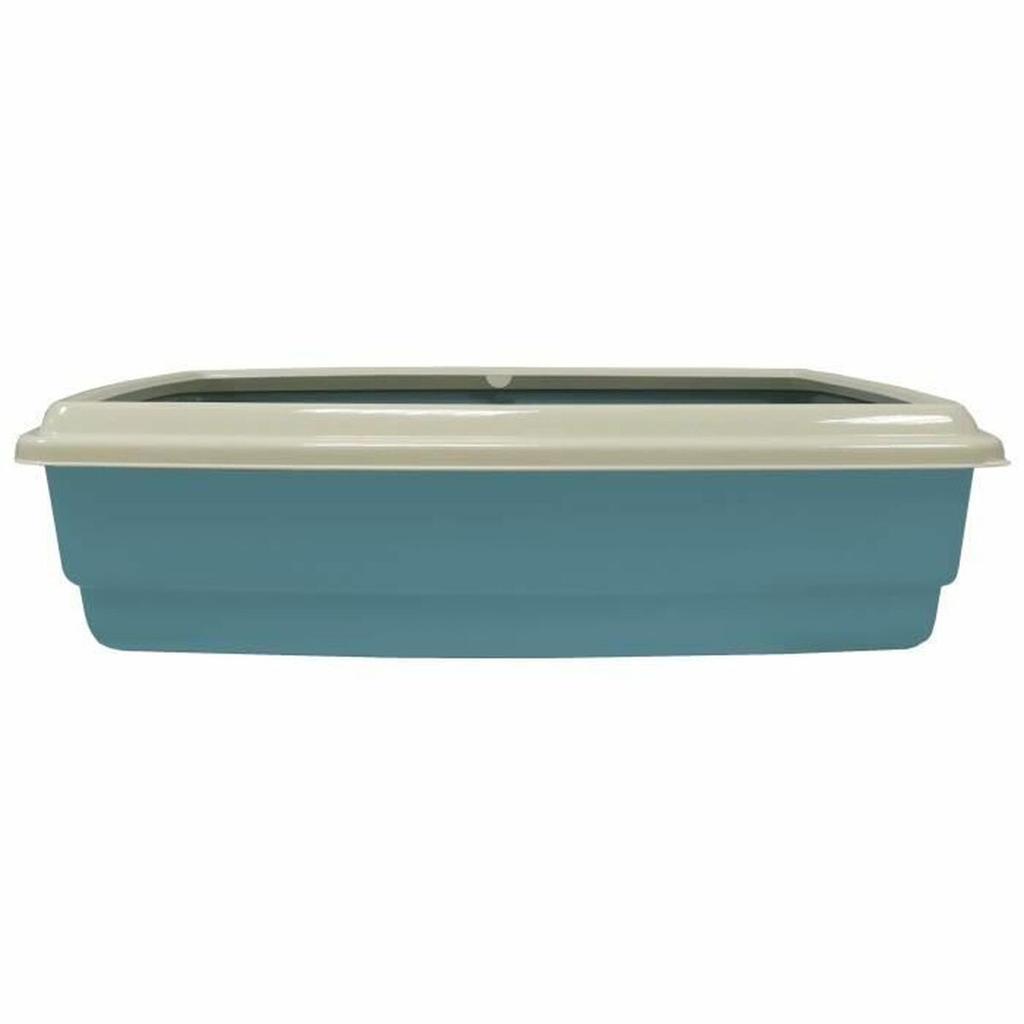 Cat Litter Box Aimé Blue Plastic 54 X 40 X 14 Cm