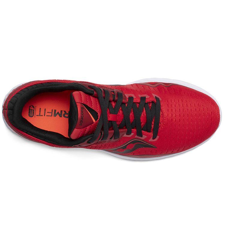 SAUCONY Kinvara 11 Cushioning Low Top Running Shoes Men Sneaker Red Black S20551-30