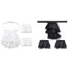 Adjustable Tie Victorian Collar Wrist Cuffs For Victorian Age Costumes and Cosplay Halloween Accessory
