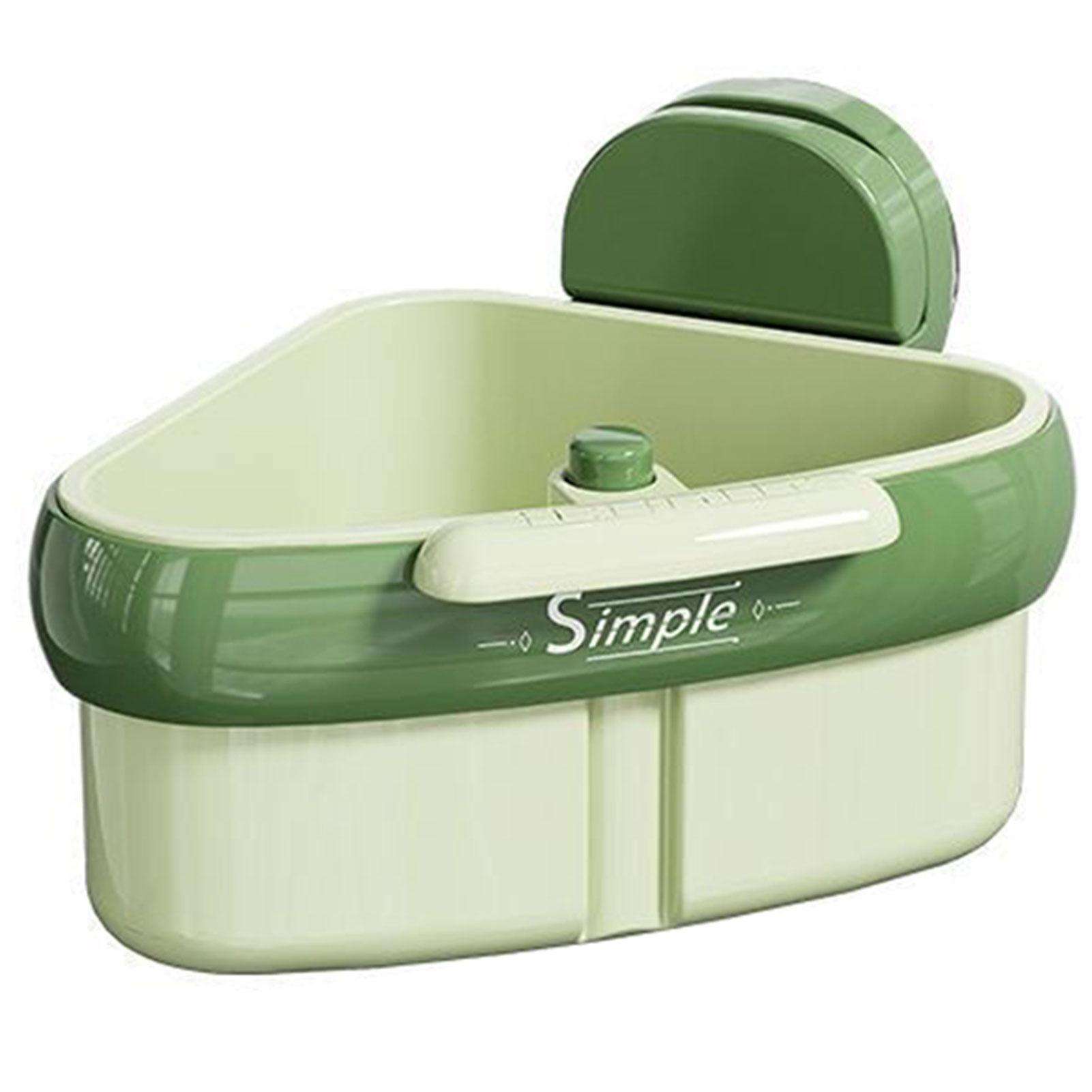 

Multi-Functional Suction Cup Sink Drainer Basket Kitchen Residual Filter Basket Food Waste Disposal Sink Strainer Basket зелёный