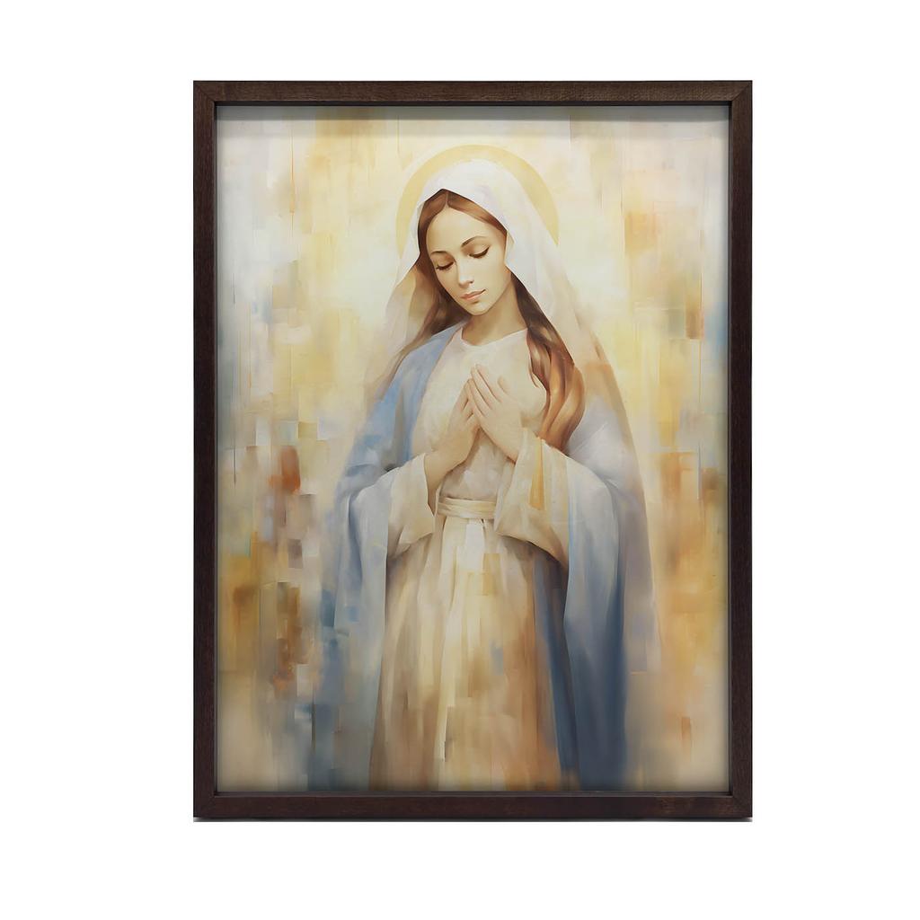 Plakat Maryja: Symbol Spokoju Plakat Maryja: Symbol Spokoju, 50X70 Cm, Bez Ramy, Płótno Premium Na Blejtramie