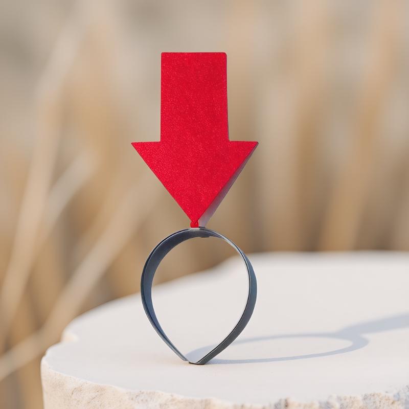 Jedinečná čelenka se šipkovým světlem Zábavná čelenka s otazníkem Vánoční drobnosti Dívčí pokrývka hlavy Sváteční obruč do vlasů Kostýmová ozdoba hlavy