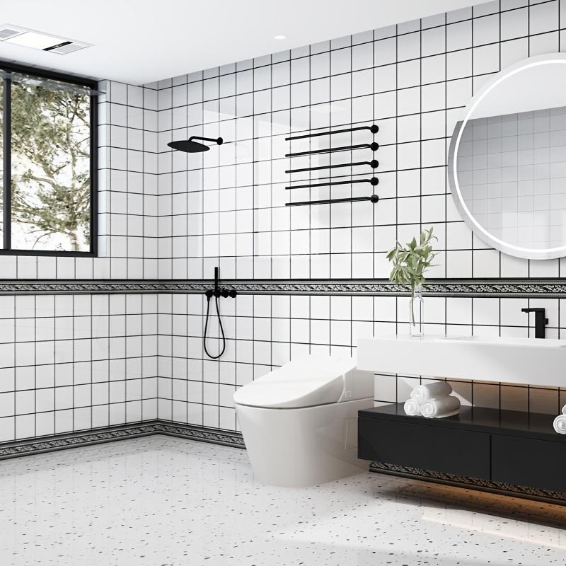 Decorative Wall Sticker Bathroom Decorative Border, Window Sill, Door Frame Hemming Sticker - Easy To Tear and Easy To Stick