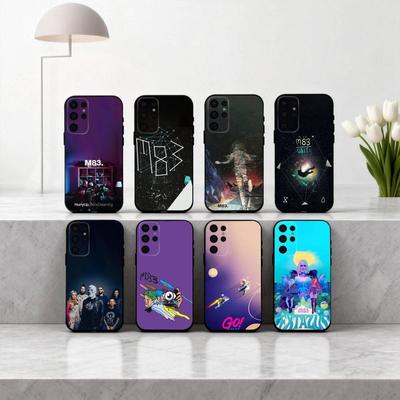 Electric Rock M-M83 Band Phone Case For Samsung S25,S24,S21,S22,S23,S30,Ultra,S20,Plus,Others Soft Black Cover