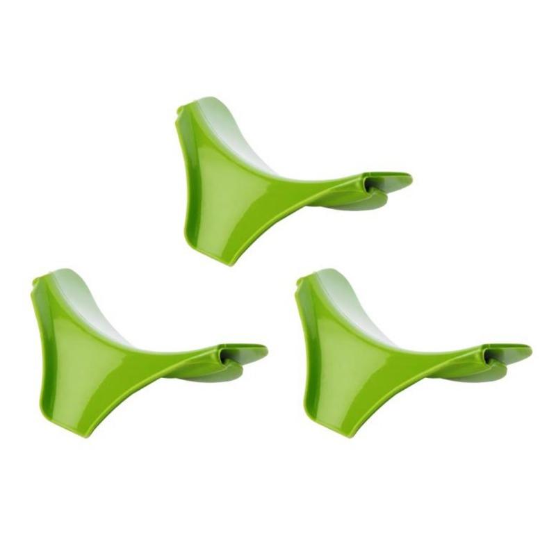 1/3pc Silicone Kitchen Funnel Anti-spill On Pour Soup Spout Funnel Flow Nozzle Pan Leakproof Tool Kitchen Pouring Tools Accessory