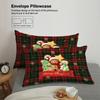 Comforter 3Pcs Christmas Gingerbread Print Coreless Bedding Set Comfortable Multi Size Bedroom Dormitory S Machine Washable