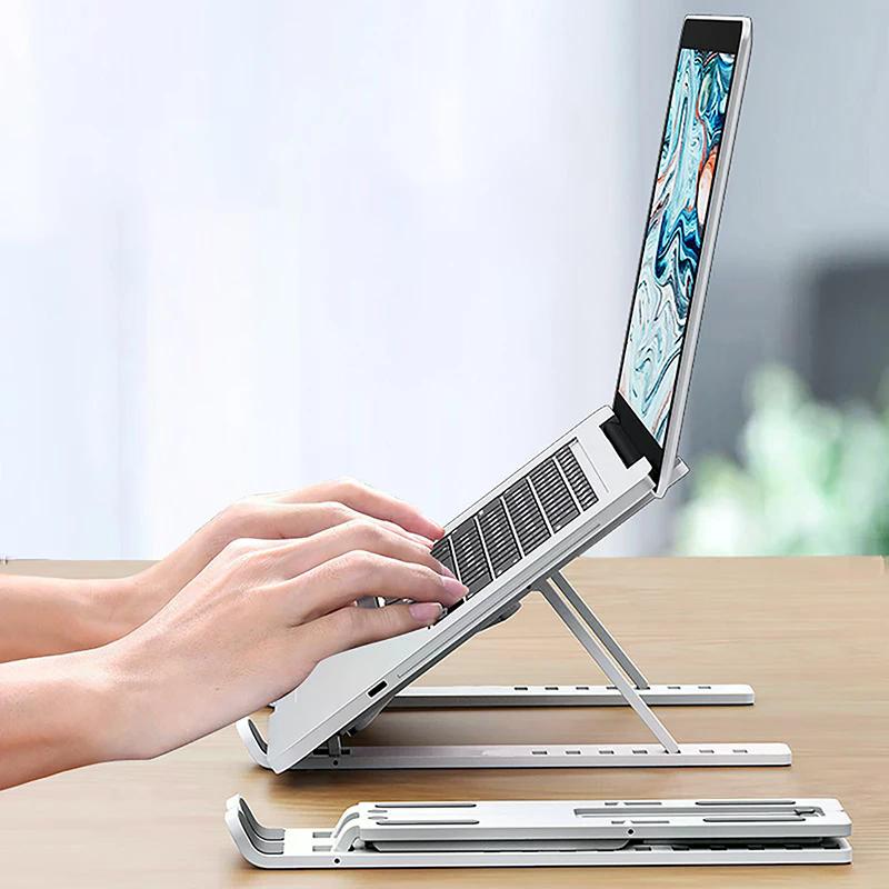 Universal Laptop Stand Adjustable Notebook Holder For Non-slip Foldable Cooling Base Plastic Bracket
