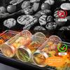 Tragbares Edelstahl-Grillset mit Grillkorb, BBQ-Koch-Grillkorb, Outdoor-Grillkorb, Outdoor-Camping-Grillzubehör