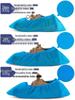 Thickened Waterproof Non-Slip Disposable Shoe Covers for Indoor Use