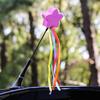 1Pcs Cars Accessories Colorful Star Streamer Universal Cute Cool Car Antenna Top Cover Decoration