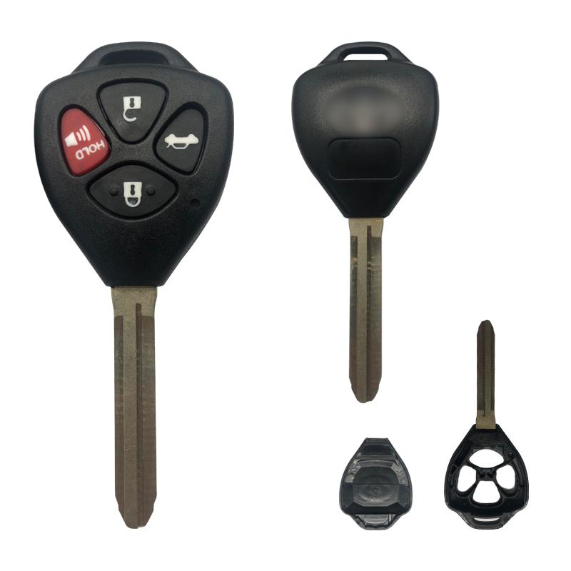 Toyota TOY47 Remote Key Shell for Corolla, RAV4, Camry
