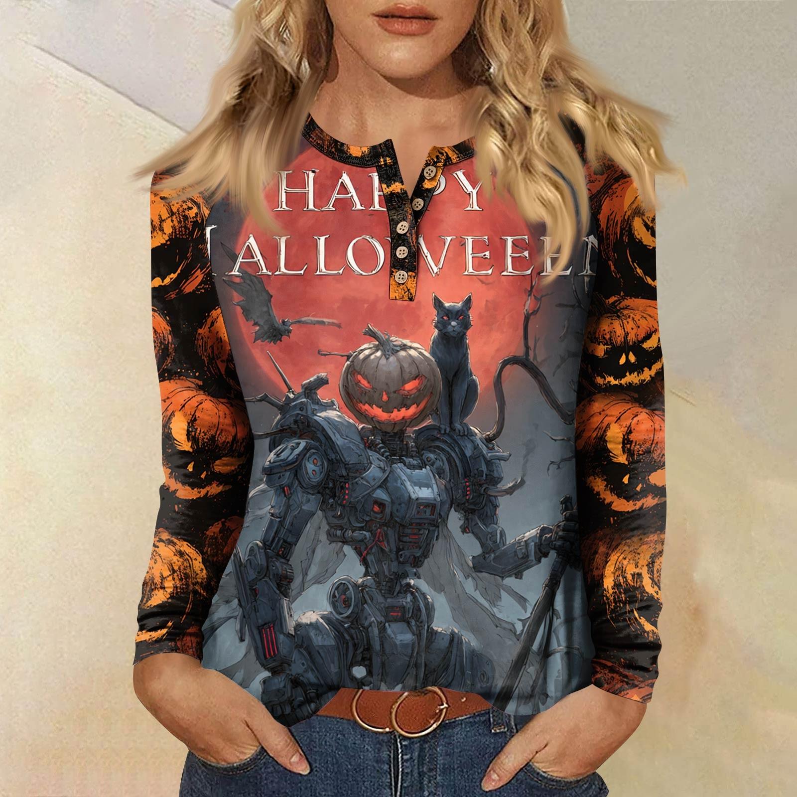 

Женская футболка с принтом, длинный рукав, повседневная мода, базовая, круглый вырез, пуговицы, рукав реглан, топ XXXL