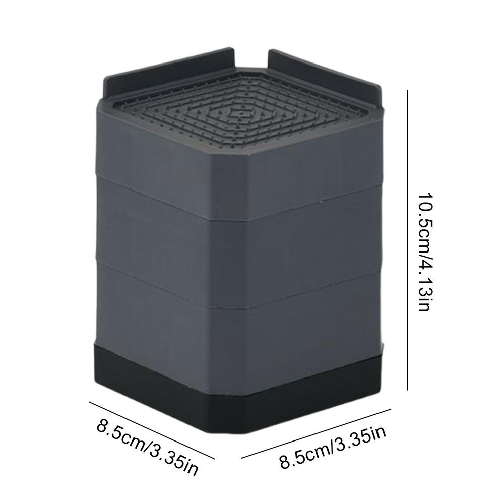 

4 штуки Защитные накладки на ножки стула для пола Противоскользящие Увеличители высоты Колпачки-захваты Подушечки Защита мебели для кухни, холодильника, дивана серый